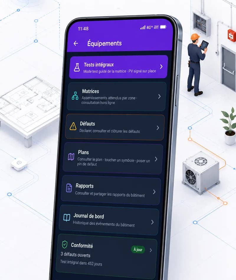 Application SDAI Terrain : vos contrôles incendie sur Android