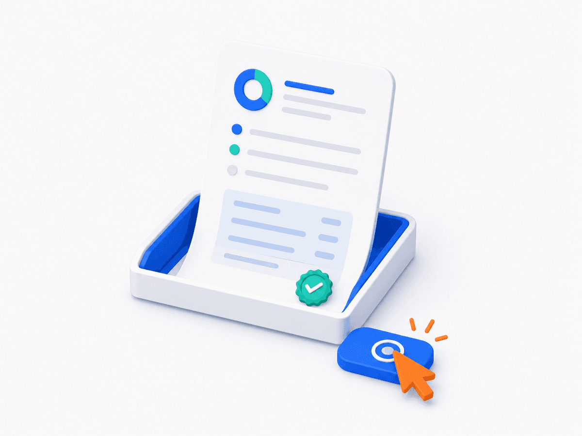 Konforme PDF-Berichte mit einem Klick